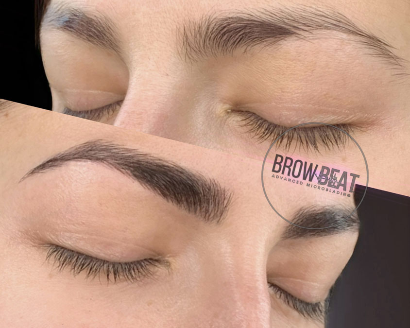 Balanced shaping improves symmetry 3D Brow Design