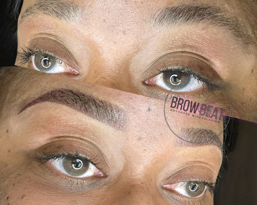 What Is Semi Permanent Brow Tattoo Dallas Studio Professional brow tattoo results Dallas studio