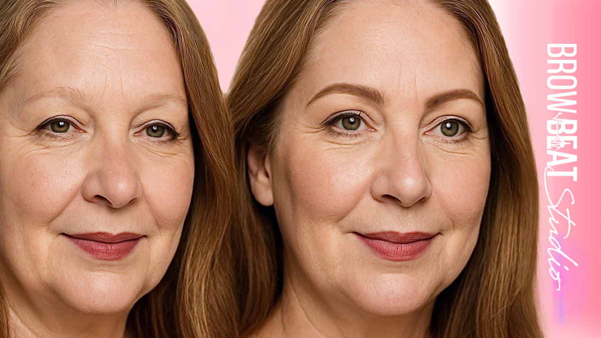 Machine Shading Brows Dallas Modern Technique machine shading brows powder brows eyebrow tattoo dallas