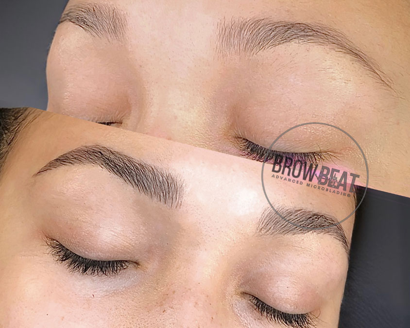 Dallas Microblading Tattoo Before And After Brows Dallas microblading tattoo eyebrow before and after