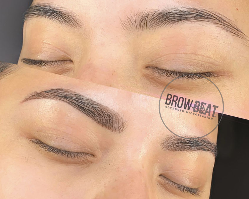 Microblading Tattoo Results Dallas Studio Semi Permanent Brow Tattoo Microblading Texas