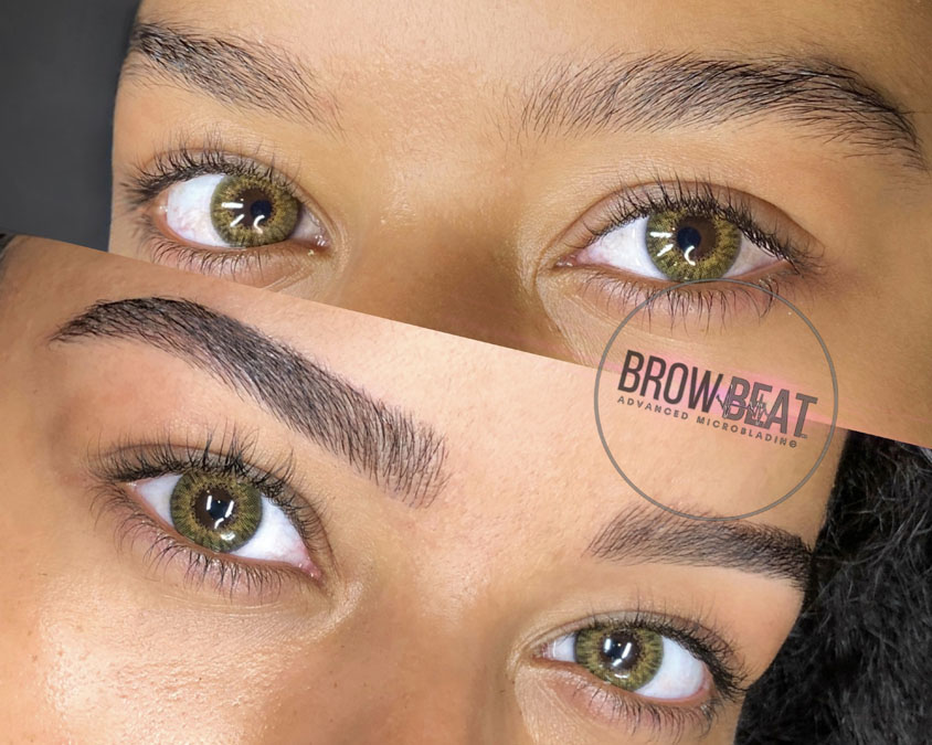 Texas Microblading Tattoo Results Before And After microblading eyebrow tattoo transformation before and after