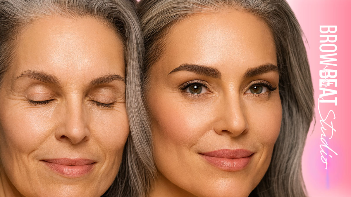 Professional PMU design semi permanent makeup Dallas, ombre brows Texas