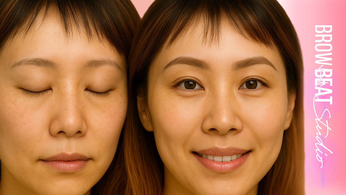 Powder Brow Restoration Dallas Soft Coverage powder brow restoration dallas eyebrow hair loss coverage semi permanent makeup