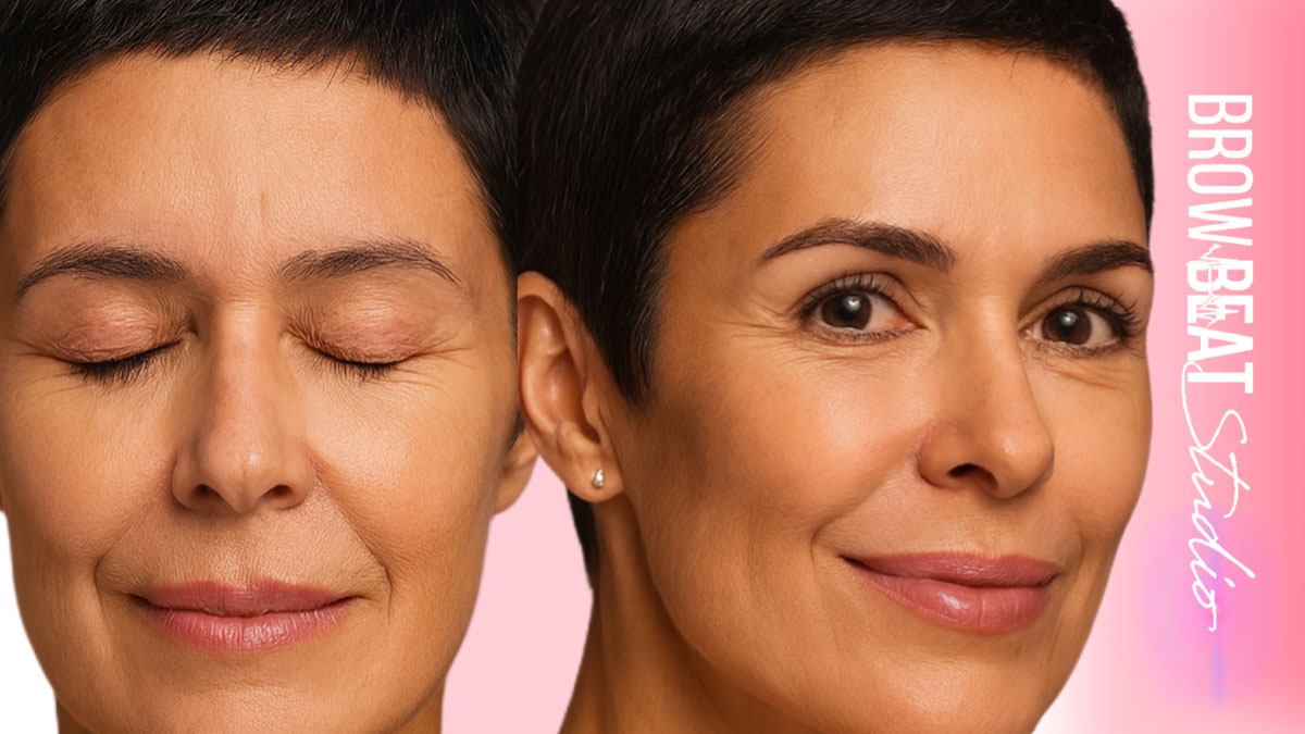 Semi Permanent Brow Restoration Dallas Balanced Shape semi permanent brow restoration dallas eyebrow hair loss coverage