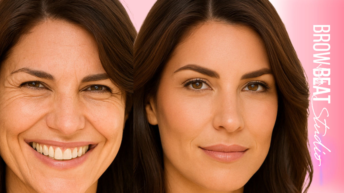 Microshading Dallas Soft Power Brow Look microshading powder brows eyebrow tattoo dallas