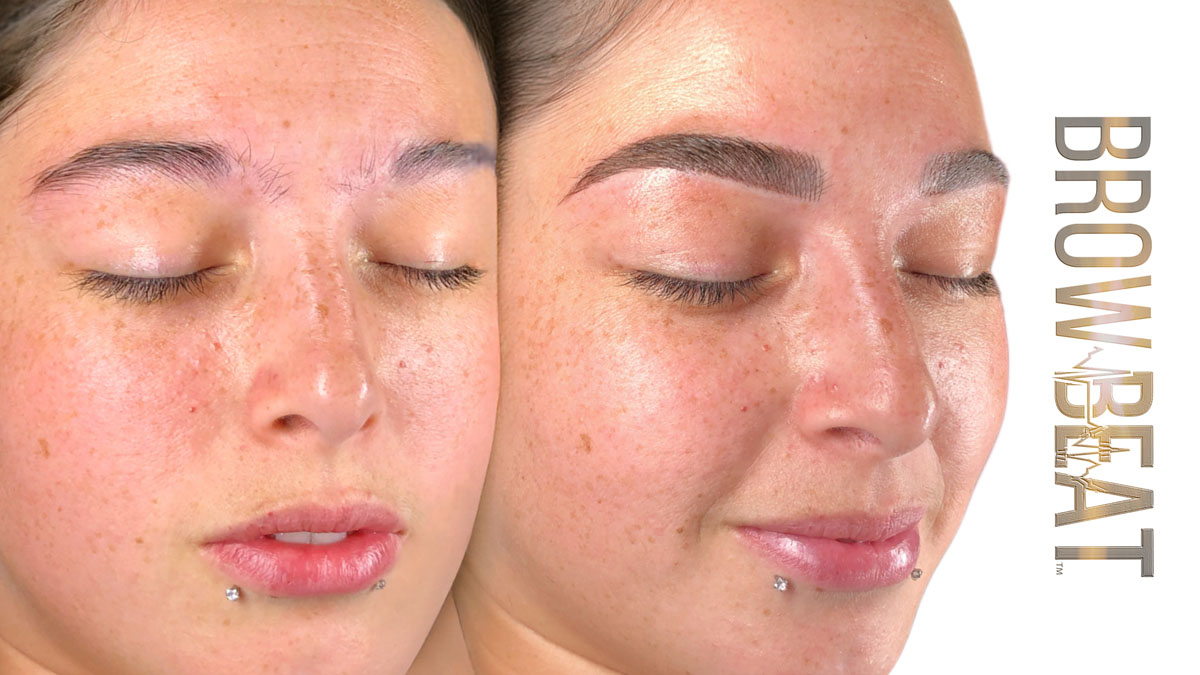 A Natural Brow Solution | BrowBeat Studio Dallas Advanced Microblading Experts Modern semi-permanent treatment for sparse or uneven brows.