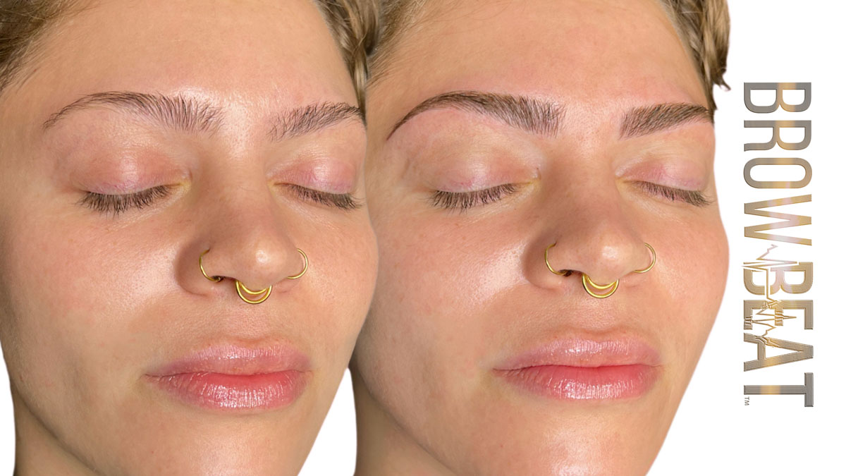 cosmetic eyebrow tattoo, eyebrow micropigmentation Cosmetic tattoo contour support