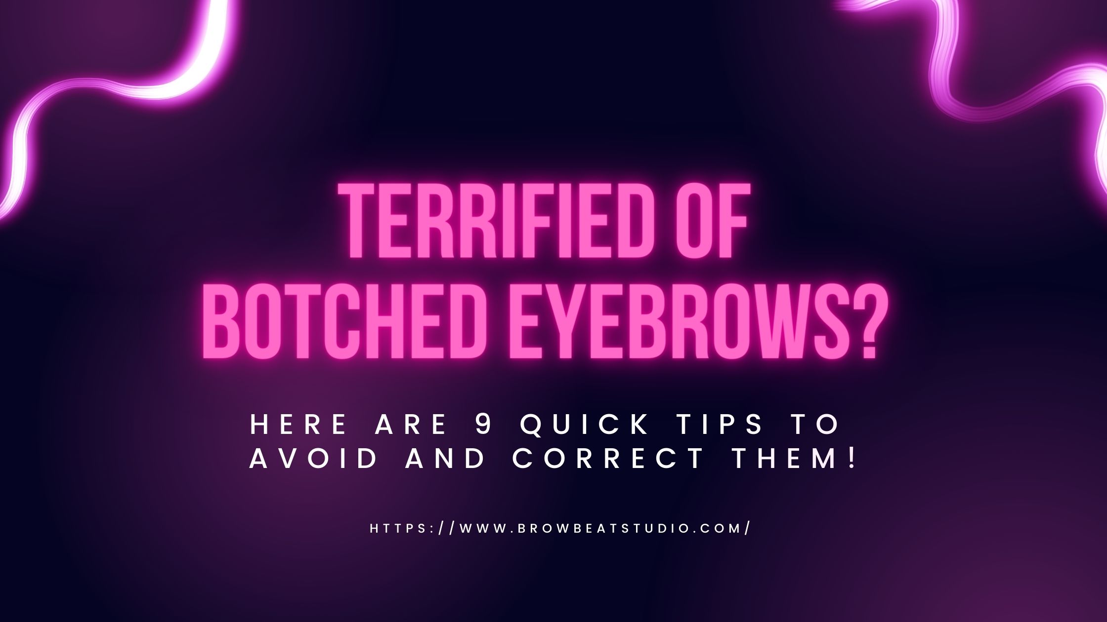 botched eyebrows