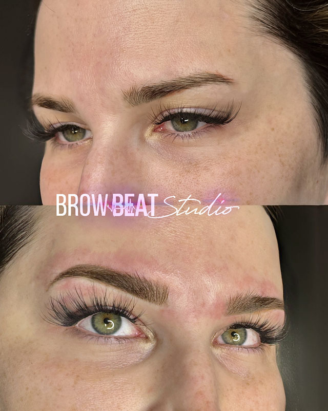 Ombré Finish Soft ombré finish created with microshading