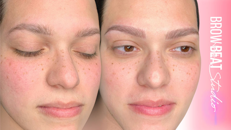 Microblading Strand-by-strand realism. natural brows elevated with microblading