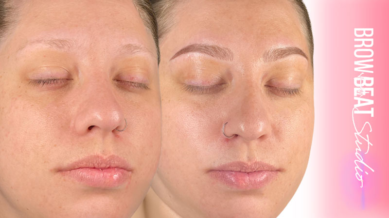 microblading microshading powder hybrid micropigmentation natural results Different methods — one goal: subtle beauty.